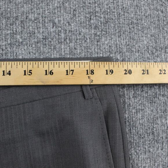 Canali Suit Mens 54 L Gray Herringbone Wool 2 Button Double Vent Business Work - Picture 14 of 16